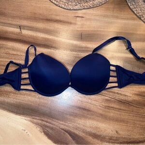 La SENZA Navy Blue Strappy Bra